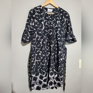 Takoon Target Black and White Tie-Dye Dress NWT L